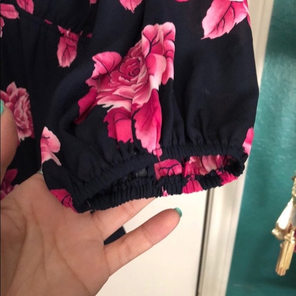 Show Me Your Mumu Rocky Romper in Midnight Rose - Picture 7 of 7